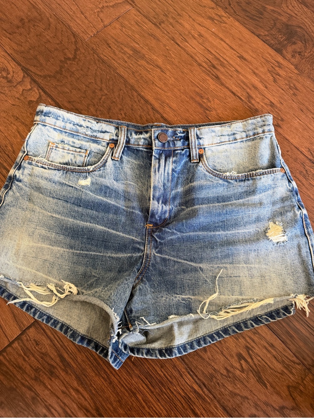Blank NYC the Barrow Distressed Denim Shorts - Women's